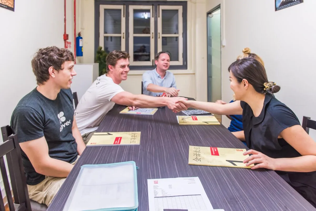 Yi Mandarin student small group class